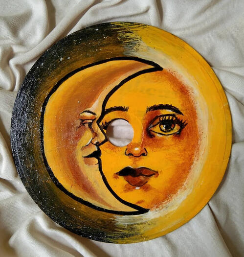 Sol at Luna (CD Painting)